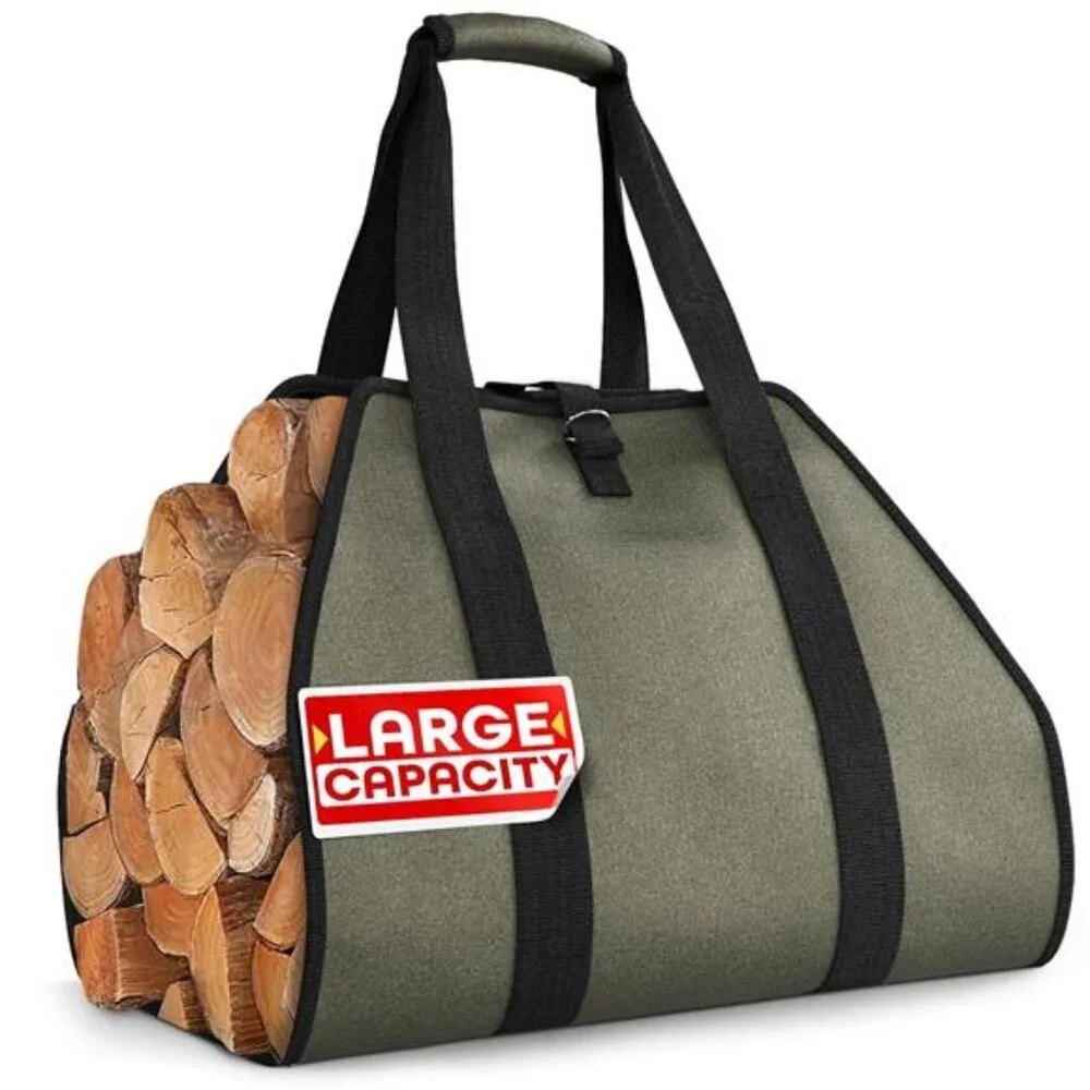 Water-Resistant Firewood Carrier Bag – 39.4